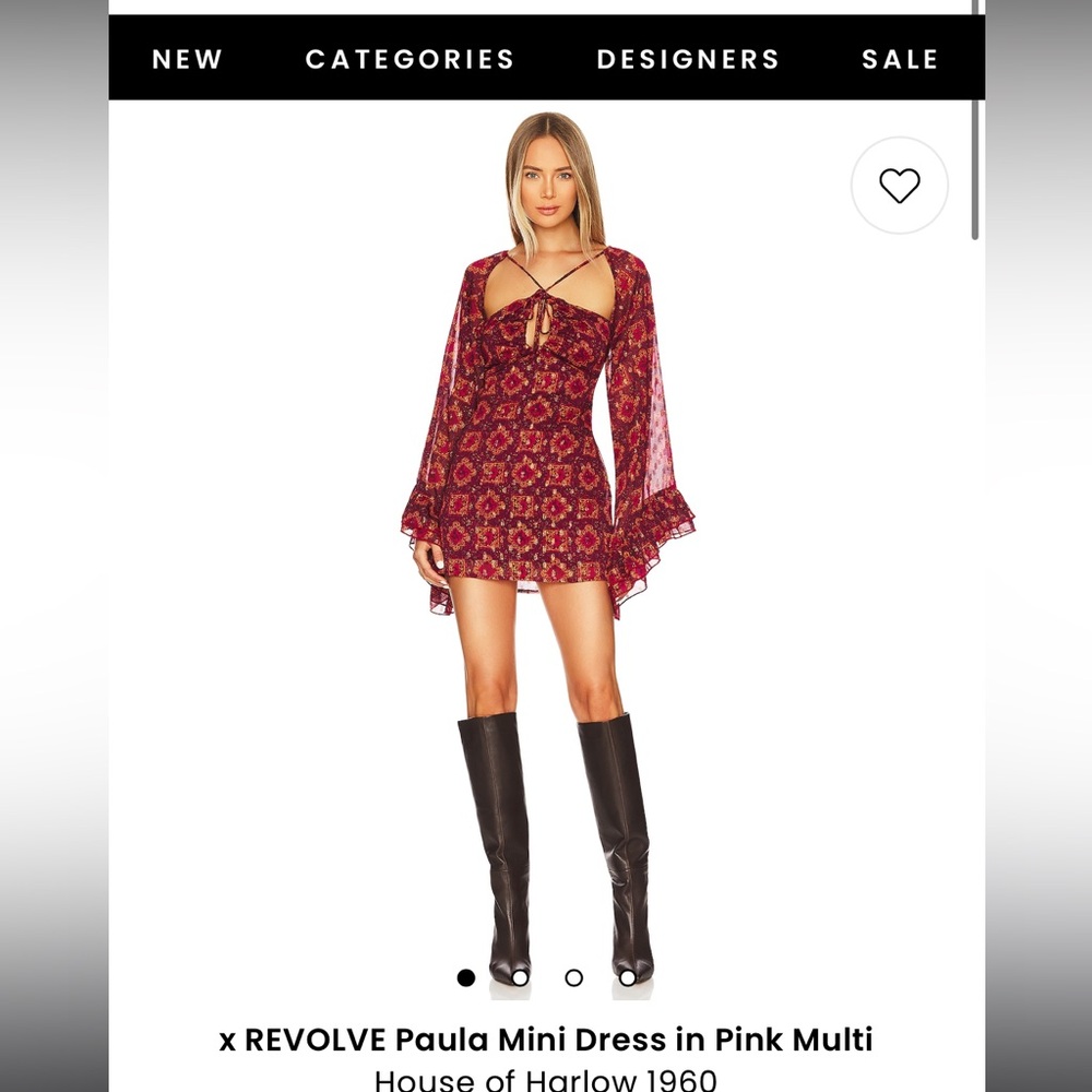 x REVOLVE Paula Mini Dress in Pink Multi
House of Harlow 1960